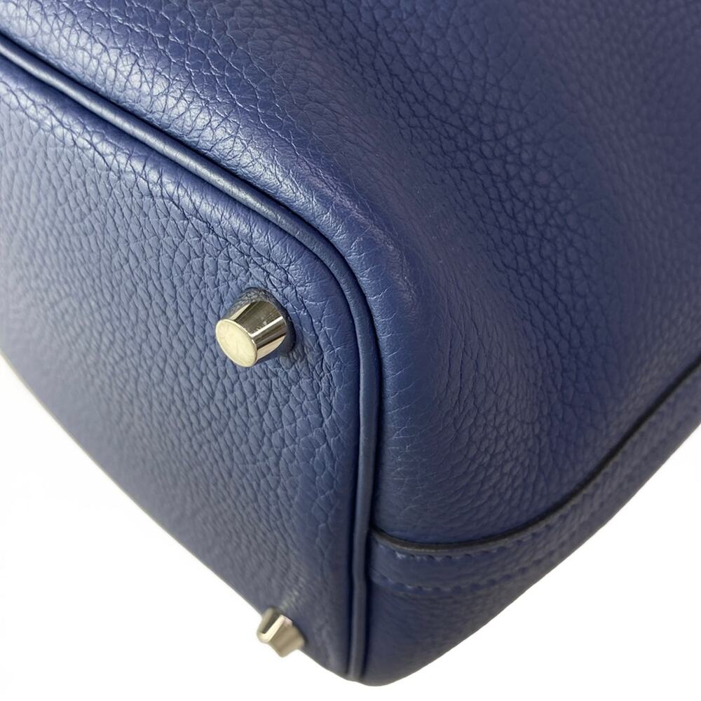 Hermès Picotin Lock Eclat PM/16 Handbag Blue Brighton Capucine - Picture 6 of 16